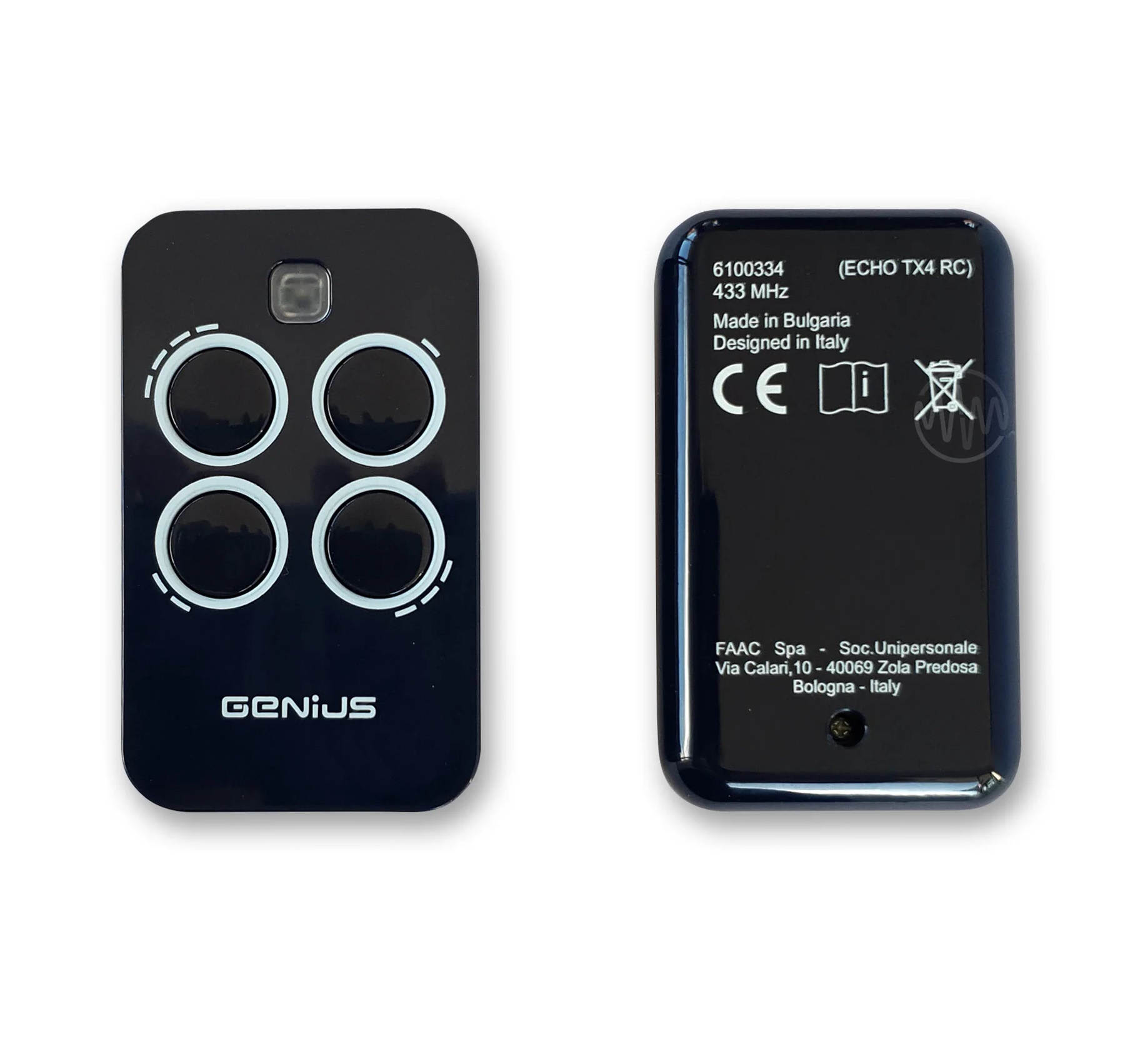 Control Garaje Geninus ECHO TX4