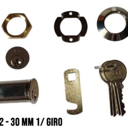 Cerradura Locker Vale 30 mm
